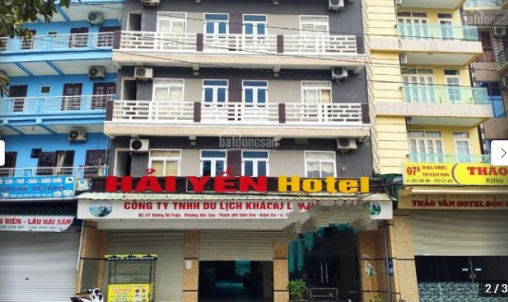 Bán khách sạn ngay trung tâm bãi C đường Bà Triệu - Sầm Sơn - Thanh Hóa DT 916m2, giá 67 tỷ